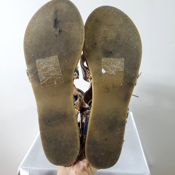 Zabella Rue Knee-High Gladiator Sandal Leather Women’s US Size 7.5 - Picture 7 of 12